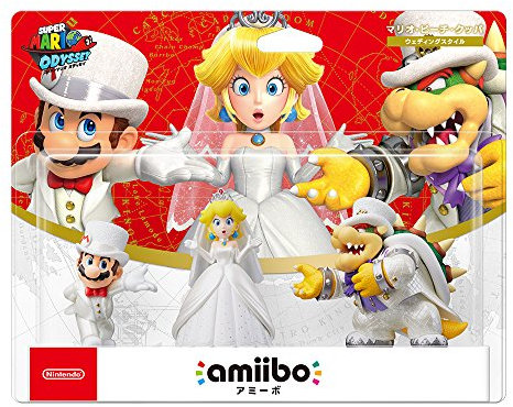 Amiibo Triple Wedding Set [Mario/Peach/Kupa] (Super Mario Series) Japan Ver.
