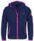 Trollkids Kids Fjell Running Jacket 128, Navy/pink