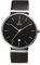 Obaku Denmark Herrenuhr mit Lederband Edelstahl 40 MM Datum V153GCBRB