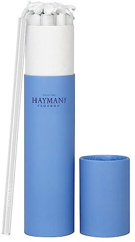 Hayman’s | Strohhalme aus Glas | 20 Stück + Strohhalmreiniger | Bruchsicheres Glas| Qualitativ hochwertig | Nachhaltig | Geschmacksneutral