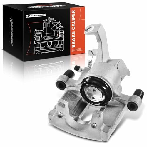 A-Premium Disc Brake Caliper Assembly Without Bracket Compatible with Select Jaguar Models - S-Type 2005-2008, Vanden Plas/XJ8 2005-2009, XF 2009-2013, XJ 2010-2014, XK, XKR - Rear Left Driver Side