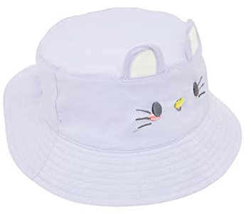 name it Baby Girls NMFFIDA Bucket HAT Hut, Orchid Petal, 48/49