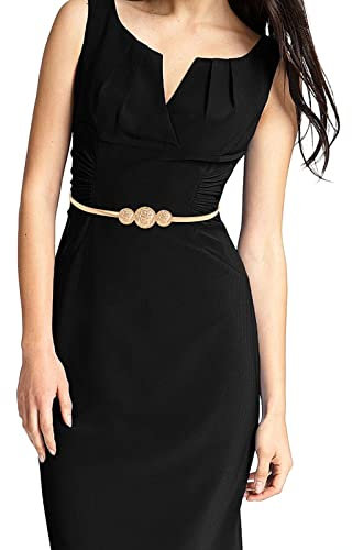Frauen Mode Taillenkette, Vintage-Avatar Metallgürtel Kettengürtel, Körper Bauchkette Taille Kette Elastizität Gürtel, gold Körperkette Dekorativ Zubehör Taillengürtel Schmuckzubehör für Kleid Kette