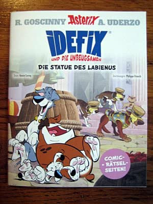 Asterix Comic - IDEFIX und die Unbeugsamen Die Statue des Labienus - A5 Comic + Rätselseiten