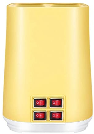 Máquina de Pan eléctrica de 4 Tubos, huevera para Cocina de Desayuno, Herramienta de 220 V (Color : A, Size : 15 * 20CM)