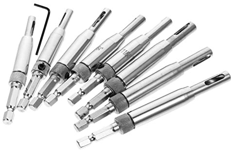 OSALADI Kit De Perçage De Précision 8 Pièces Forets À Charnière Pour Porte Clé À Perforer Jeu De Forets