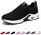 Orthowalk FüR Schmerzfreie FüßE, OrthopäDische Schuhe, Leichte Sportschuhe Damen (41, Black)