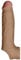 Shaft Guaine e prolunghe per il pene Model F Size 1 Liquid Silicone Sleeve Oak Flesh 19,8 cm