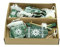 HEITMANN DECO Behang Set mit Glitzer Grün ca. 16 x 16 x 3 cm