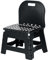 EHTNJOAE Home&Kitchen Klappbarer Tritthocker für Erwachsene, platzsparend, leicht und tragbar, für Schlafzimmer, Badezimmer, Klappstuhl (schwarz)