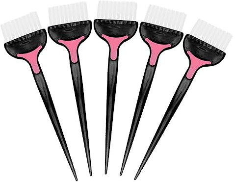 Beatifufu 5pièces Brosse à Teinture Pour Cheveux Peigne Pour Coloration Cheveux Accessoires De Salon De Coiffure Outils Pour Coloration Maison