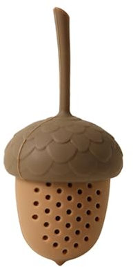 shuaiyu Colador de bolsa de té de silicona, Infusor de té en forma de bellota, utensilios de cocina, difusor de especias, filtro de té, accesorios de cocina, 1 ud.