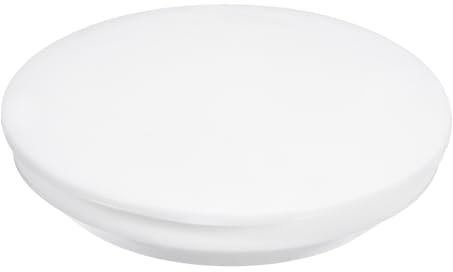 QUARKZMAN 1 Pieza Tapones de Silicona, Tapones Redondos de Bloqueo a Presión para Agujeros de 40mm, Tapones de Agujero Impermeables para Tubos de Metal, Color Blanco