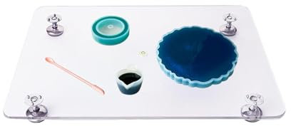 Nivelliertisch für Harz | Acrylharz-Nivelliertisch für Epoxidharz | Robuster Nivelliertisch, flaches Nivellierbrett für Heimwerker-, Holzbearbeitungs- und Lackierprojekte