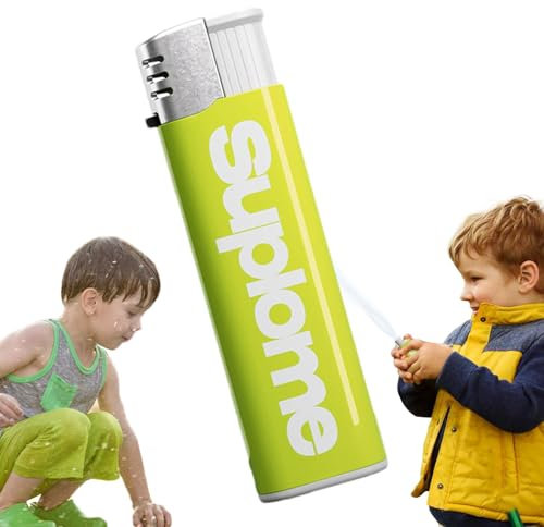 Feuerzeug Für Wasserschießen, Feuerzeug Wasserpistole, Feuerzeug Wasser Spritzt Prank Für Wasserschießen, Feuerzeug Mit Wasser, Lustiger Kreativer Strand-Wassersprüher
