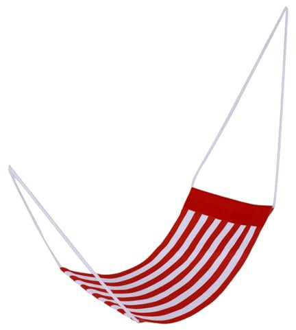 lyanny Weihnachtspuppenhängematte,Weihnachtsgestreifte Puppenhängematte | Weihnachtspuppen-Hängematte, Weihnachtszubehör | Puppenzubehör Weihnachtspuppenschaukel für Puppendekorationen