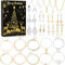 Adventskalender 2024 Frauen Schmuck, Adventskalender 2024 Frauen Beauty, Mit 24 Überraschungen Weihnachten Geschenk (B)