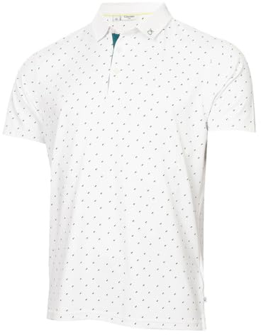 Calvin Klein Mens Riverton Polo Shirt - White - L
