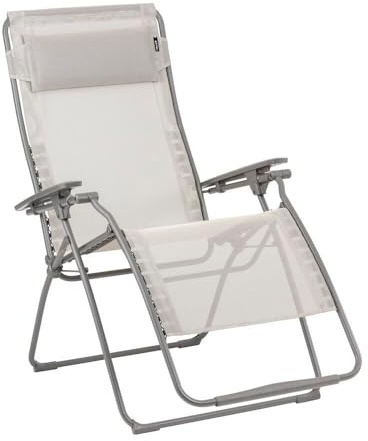 Lafuma MOBILIER - Zero-Gravity-Relaxliege-Garten XL - Futura XL - Batyline® Iso - Beige Seigle LFM3115_9868-5 Jahre Garantie