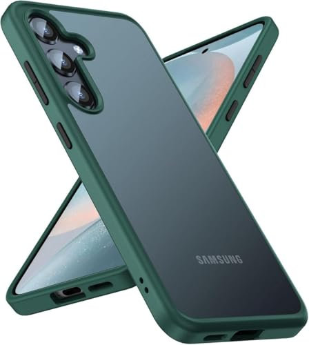 Premium Hülle für Samsung Galaxy S24 Plus – Robust, stoßfest & stilvoll! Airbag-Technologie für Schutz auf Militärniveau. Kratzfest, griffig & sorgt für höchsten Komfort (Grün, Samsung S24 Plus)