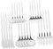 PHENOFICE Set Di 30 Posate in Acciaio Inox Utensili Cucina Cucchiai Forchette Set Di Posate Per Famiglia Elegante E Duraturo