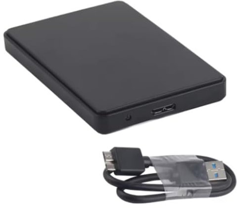 Yominerr Carcasa para Disco Duro Mecánico de 2,5 Pulgadas Sin Tornillos, USB 3.0, para Portátil, SSD, Disco Duro de Estado Sólido Móvil