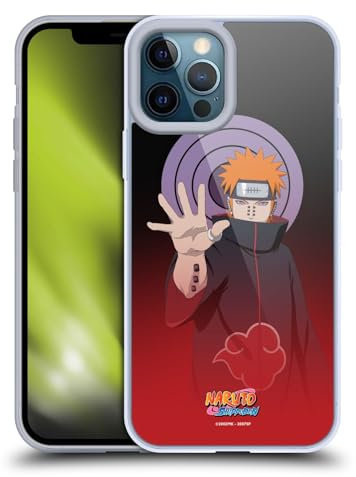 Head Case Designs Officially Licensed Naruto Shippuden Pain Character Art Gel Case [Military Grade Protection] Compatible with Apple iPhone 12 Pro Max and Compatible with MagSafe