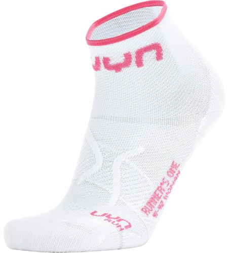 UYN WOMAN RUNNER'S ONE LOW CUT SOCKS WHITE/PINK