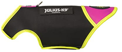 Julius-K9, IDC Neoprene Hundekleidung, Size: XS, Schwarz und Rosa