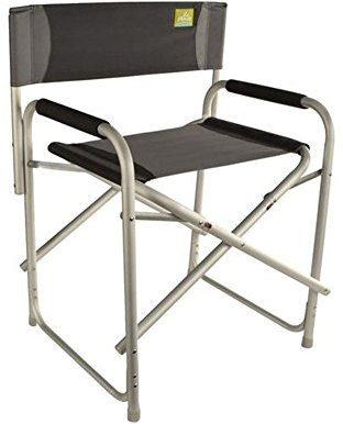 Fauteuil Metteur en aluminium noire et grise