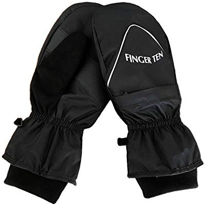 Jeantet Sport-Winter-Golfhandschuhe, Thermo-Handschuhe, warm, für Herren und Damen, mit Fleece gefüttert, langlebig, weich, bequem, Laufen, Radfahren, wasserdicht, winddicht (1 Paar, schwarz)