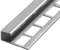 HORI® Fliesenprofil Quadroprofil aus Edelstahl I Fliesenabschlussprofil, Eckprofil, Kantenschutz, Langlebiges Fliesenprofil I Stück à 2,50 m I Höhe: 12.50 I gebürstet