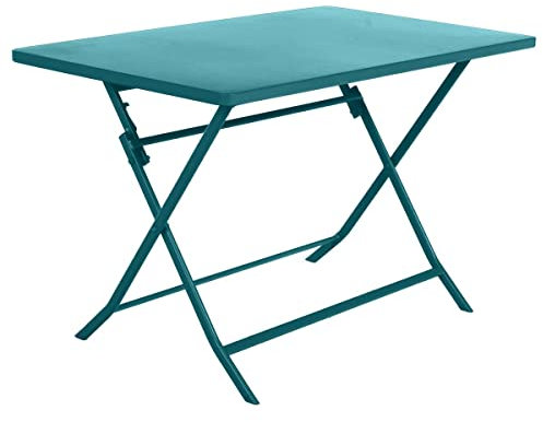 Hespéride - Rechteckiger klappbarer Gartentisch Greensboro Blaugrün - 4 Plätze - Blaue Ente