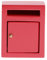 sharprepublic Miniatur Holz außerhalb Briefkasten Postbox Mailbox für 1/12 Puppenhaus Dekoration Spielzeug - Rot