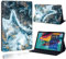 FINDING CASE Fit Samsung Galaxy Tab S5e T720 T725 10.5 Tablet - Printed PU Flip Leather Smart Lightweight Shell Stand Cover Case for Tab S5e T720 T725 10.5 (dark blue wave marble)