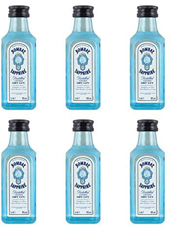 Bombay Sapphire Gin 5cl x 6 Bottles | 40% ABV