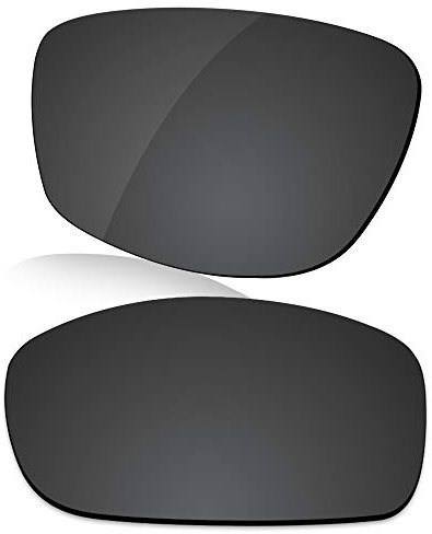 LenzReborn Verres polarisés de rechange pour lunettes de soleil Oakley Fives Squared, Noir foncé – polarisé, Taille unique