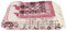 ÖJBRO VANTFABRIK Dalarna gewebte Wolldecke mit Fransen 130x200 cm rot/beige/schwarz 100% Schafwolle Strick-Plaid Tagesdecke Quilt warm weich - Hergestellt in Schweden