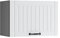 Vicco Hängeschrank Fame-Line, hängender Küchenschrank, Weiß Landhaus/Anthrazit, 60 cm Flach