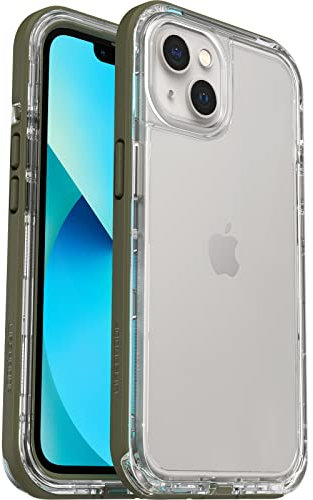 LifeProof für Apple iPhone 13, sturzgeschützte, schmutzabweisende und schneesichere Schutzhülle, Next Serie,Transparent/Grün