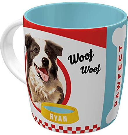 Nostalgic-Art Taza de café retro, Better Together Dogs – Idea de regalo para dueños de perros, cerámica, divertido diseño vintage con frase, 330 ml