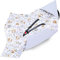 Einschlagdecke Babyschale Baby Decke 90x90 cm - Atmungsaktive Sommerdecke Blanket für Kinderwagen und Autositz Ganzjahres für Neugeborenen und Kleinkinder Hirsch Grau