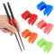 5 Pieces Reusable Chopsticks Helpers Training Chopstick Hinges Connector Practice Chinese Chopstick Helper for Adults, Beginner, Trainers (Multicolor)