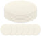 wiipara Tischsets Rund 6er Set, Weihnachten Platzsets Abwaschbar und Untersetzer Hitzebeständig Geflochtene Platzsets Platzdeckchen Tisch-Matten für Küche, Hochzeit, Party (Beige)