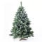 Wolkenland Künstlicher Weihnachtsbaum – Hochwertiger Holzständer – naturgetreue Zweige, Nadeln mit Deko Schnee & echten Tannen Zapfen – Künstliche Weihnachtsbäume, 180cm oder 220cm