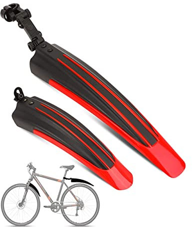 OVTSPO Fahrrad Schutzblech Set 20 22 24 26 Zoll 700C Verstellbarer Spritzschutzset vorne und hinten Allzweck Winkel Mountainbike, MTB zum Schutz vor Spritzwasser & Schmutz