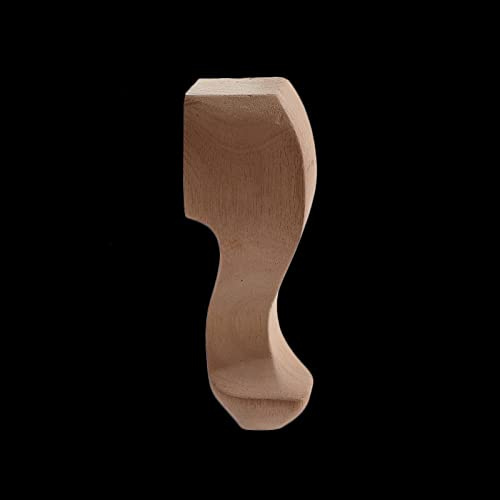 SAMEZA Meubles avec Pieds en Bois Massif Sculpture Fleur canapé siège Meuble TV Pieds Pas de Peinture Livraison directe remplacer Les Accessoires de décoration de la Maison,J3,15