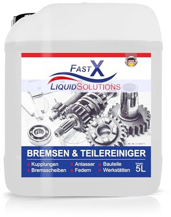 Bremsenreiniger 5 Liter | Bremsenservice im 5-Liter-Tank | | Werkstattreiniger frei von Aceton | Schnelle & effektive Reinigung | Schonend & Rückstandsfrei | sehr Kurze Verdunstungszeit