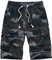 APTRO Herren Kurze Hosen Cargo Shorts Outdoor Sommer Shorts Freizeit Baumwolle Arbeitsshorts 109 Camouflage Schwarz XXXXL