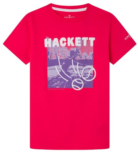 Hackett London Hackett Tennis Tee T-shirt bambino, rosa (fucsia), 2 anni